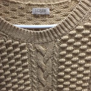 J crew cable knit sweater